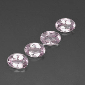 Morganite naturale rosa da  ct, taglio ovale, VVS