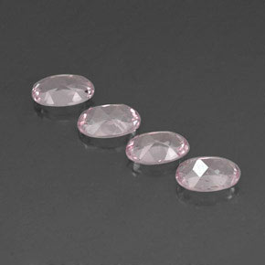Morganite naturale rosa da  ct, taglio ovale, VVS