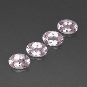 Morganite naturale rosa da  ct, taglio ovale, VVS