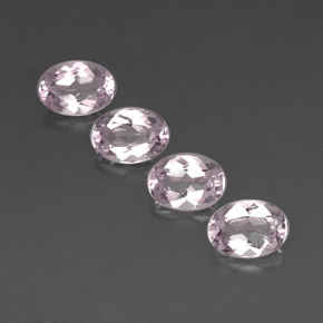 Morganite naturale rosa da  ct, taglio ovale, IF