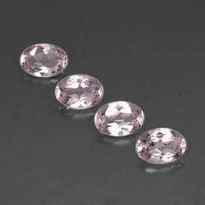 Morganite naturale rosa da  ct, taglio ovale, VVS