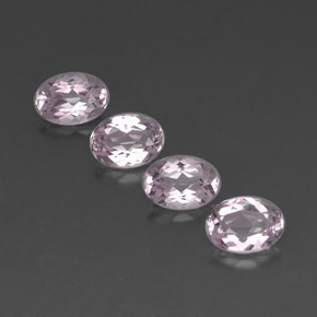 Morganite naturale rosa da  ct, taglio ovale, VVS