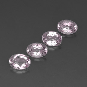Morganite naturale rosa da  ct, taglio ovale, VVS