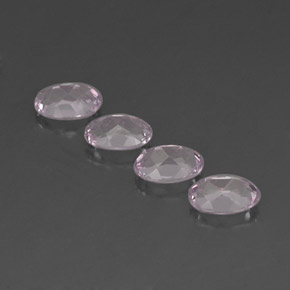 Morganite naturale rosa da  ct, taglio ovale, VVS