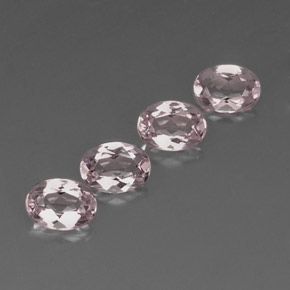 Morganite naturale rosa da  ct, taglio ovale, VVS