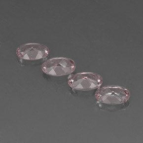 Morganite naturale rosa da  ct, taglio ovale, VVS