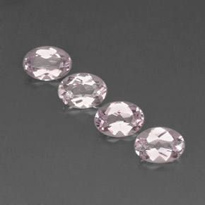 Morganite naturale rosa da  ct, taglio ovale, VVS