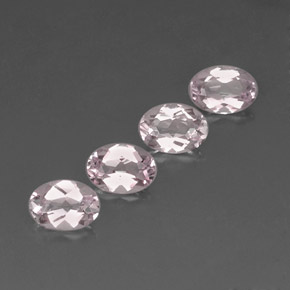 Morganite naturale rosa da  ct, taglio ovale, VVS