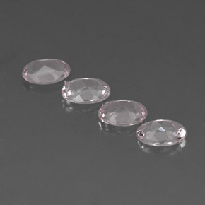 Morganite naturale rosa da  ct, taglio ovale, VVS