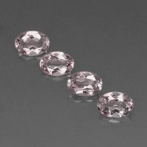 Morganite naturale rosa da  ct, taglio ovale, VVS