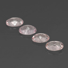Morganite naturale rosa da  ct, taglio ovale, VVS