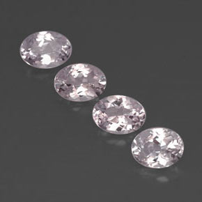 Morganite naturale rosa da  ct, taglio ovale, VVS