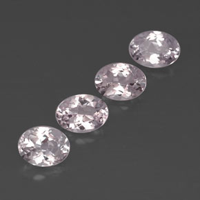 Morganite naturale rosa da  ct, taglio ovale, VVS