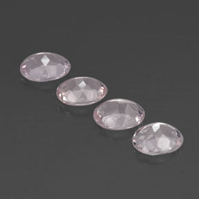 Morganite naturale rosa da  ct, taglio ovale, VVS