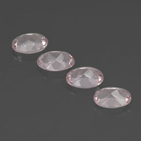 Morganite naturale rosa da  ct, taglio ovale, VVS