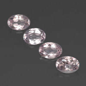 Morganite naturale rosa da  ct, taglio ovale, VVS