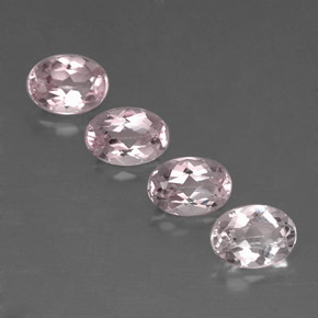 Morganite naturale rosa da  ct, taglio ovale, VVS