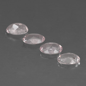 Morganite naturale rosa da  ct, taglio ovale, VVS