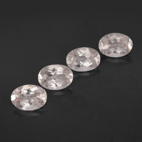 Morganite naturale rosa da  ct, taglio ovale, VVS