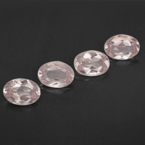 Morganite naturale rosa da  ct, taglio ovale, VVS