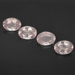 Morganite naturale rosa da  ct, taglio ovale, VVS
