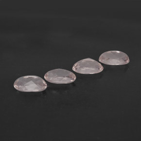 Morganite naturale rosa da  ct, taglio ovale, VVS