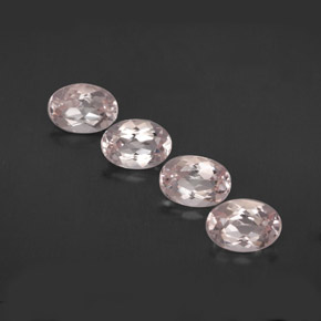 Morganite naturale rosa da  ct, taglio ovale, VVS