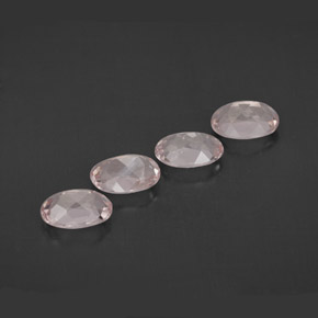 Morganite naturale rosa da  ct, taglio ovale, VVS