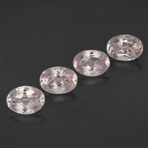 Morganite naturale rosa da  ct, taglio ovale, IF