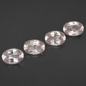 Morganite naturale rosa da  ct, taglio ovale, VVS