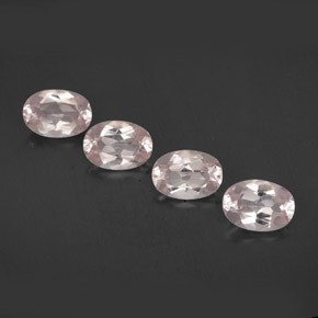 Morganite naturale rosa da  ct, taglio ovale, VVS