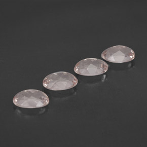 Morganite naturale rosa da  ct, taglio ovale, VVS