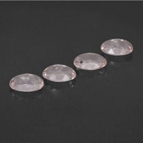 Morganite naturale rosa da  ct, taglio ovale, VVS