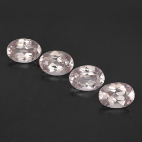 Morganite naturale rosa da  ct, taglio ovale, VVS