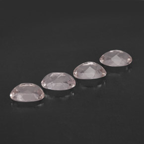 Morganite naturale rosa da  ct, taglio ovale, VVS
