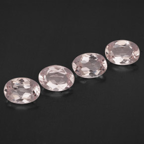 Morganite naturale rosa da  ct, taglio ovale, VVS