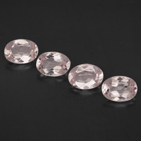 Morganite naturale rosa da  ct, taglio ovale, VVS