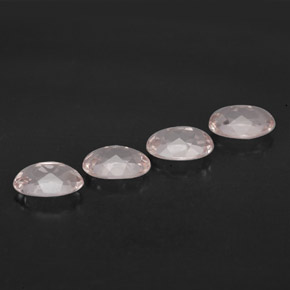 Morganite naturale rosa da  ct, taglio ovale, VVS