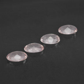 Morganite naturale rosa da  ct, taglio ovale, VVS
