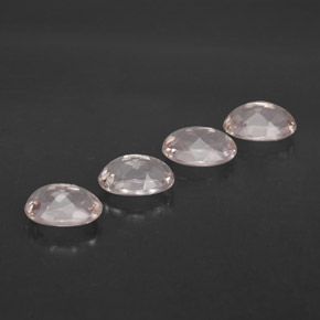 Morganite naturale rosa da  ct, taglio ovale, VVS