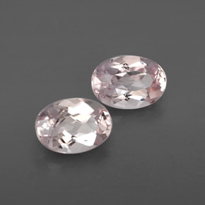 Gemme di Morganite Rosa chiaro naturale da  ct, Taglio ovale, VVS