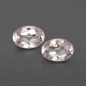 Morganite naturale rosa da  ct, taglio ovale, VVS