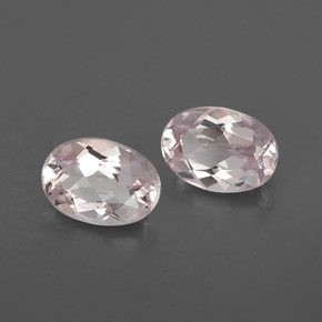 Morganite naturale rosa da  ct, taglio ovale, VVS