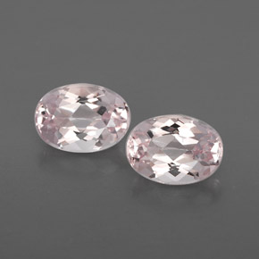 Morganite naturale rosa da  ct, taglio ovale, VVS