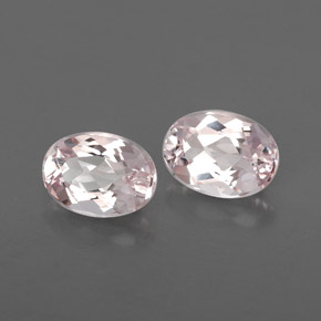 Morganite naturale rosa da  ct, taglio ovale, VVS