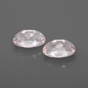 Morganite naturale rosa da  ct, taglio ovale, VVS