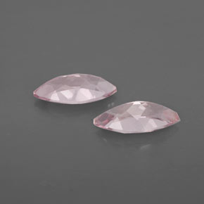 Morganite naturale rosa da  ct, marchesa, VVS
