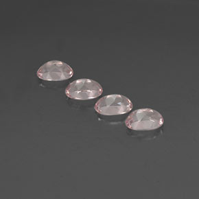 Morganite naturale rosa da  ct, taglio ovale, VVS