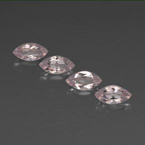 Morganite naturale rosa da 2,13 ct, marchesa, VVS