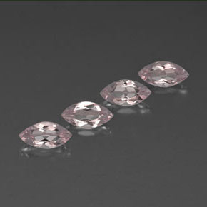 Morganite naturale rosa da 2,13 ct, marchesa, VVS